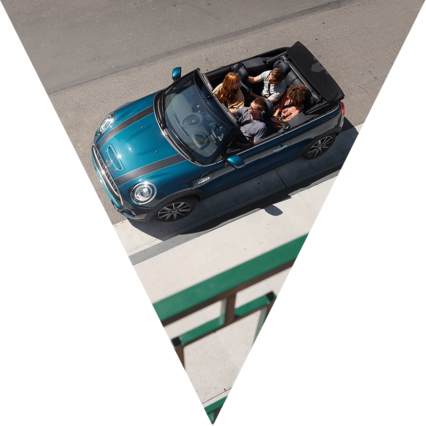 MINI Convertible Sidewalk Edition – roof opening/closing– view from above