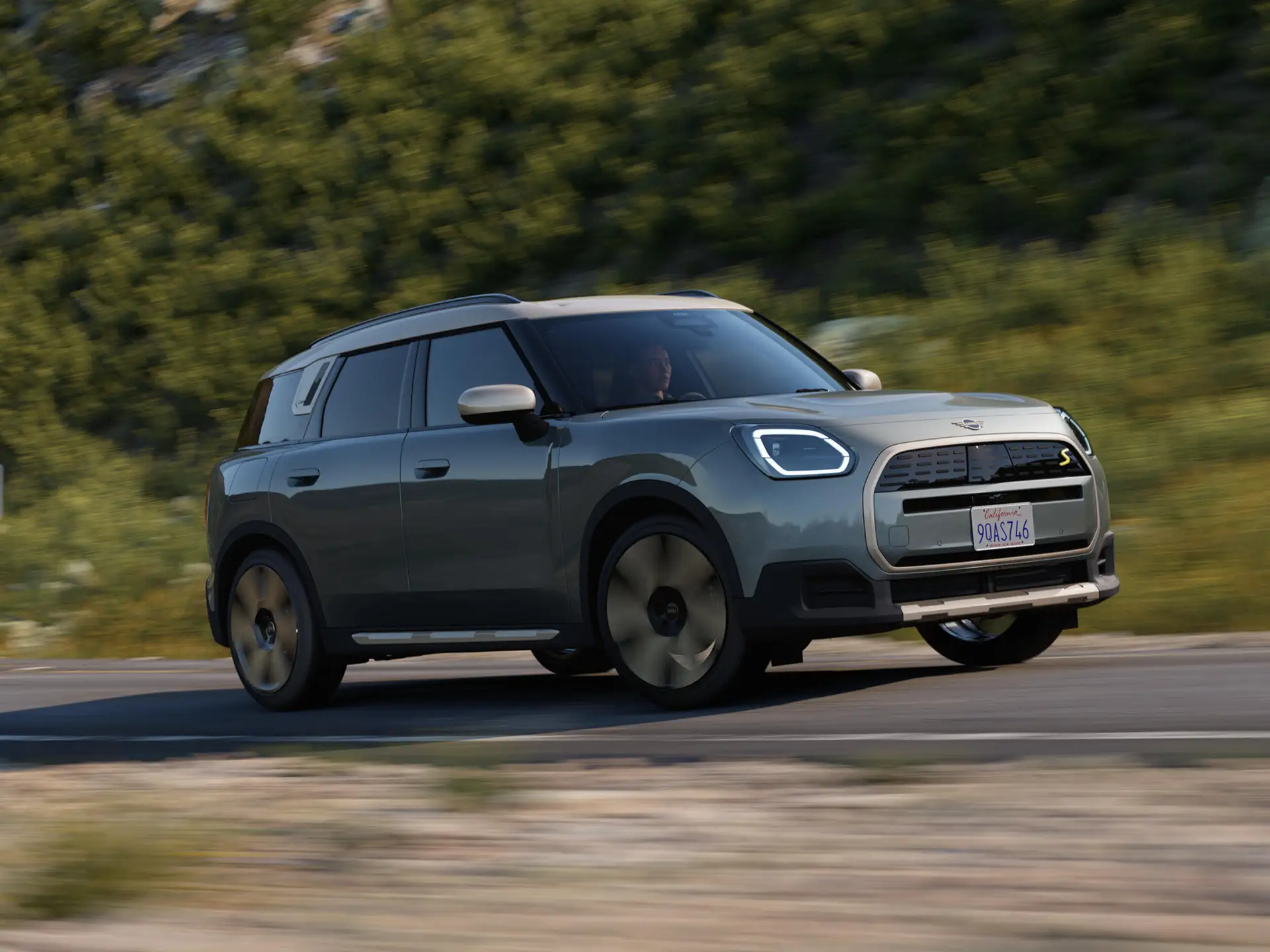 all-electric countryman exterior