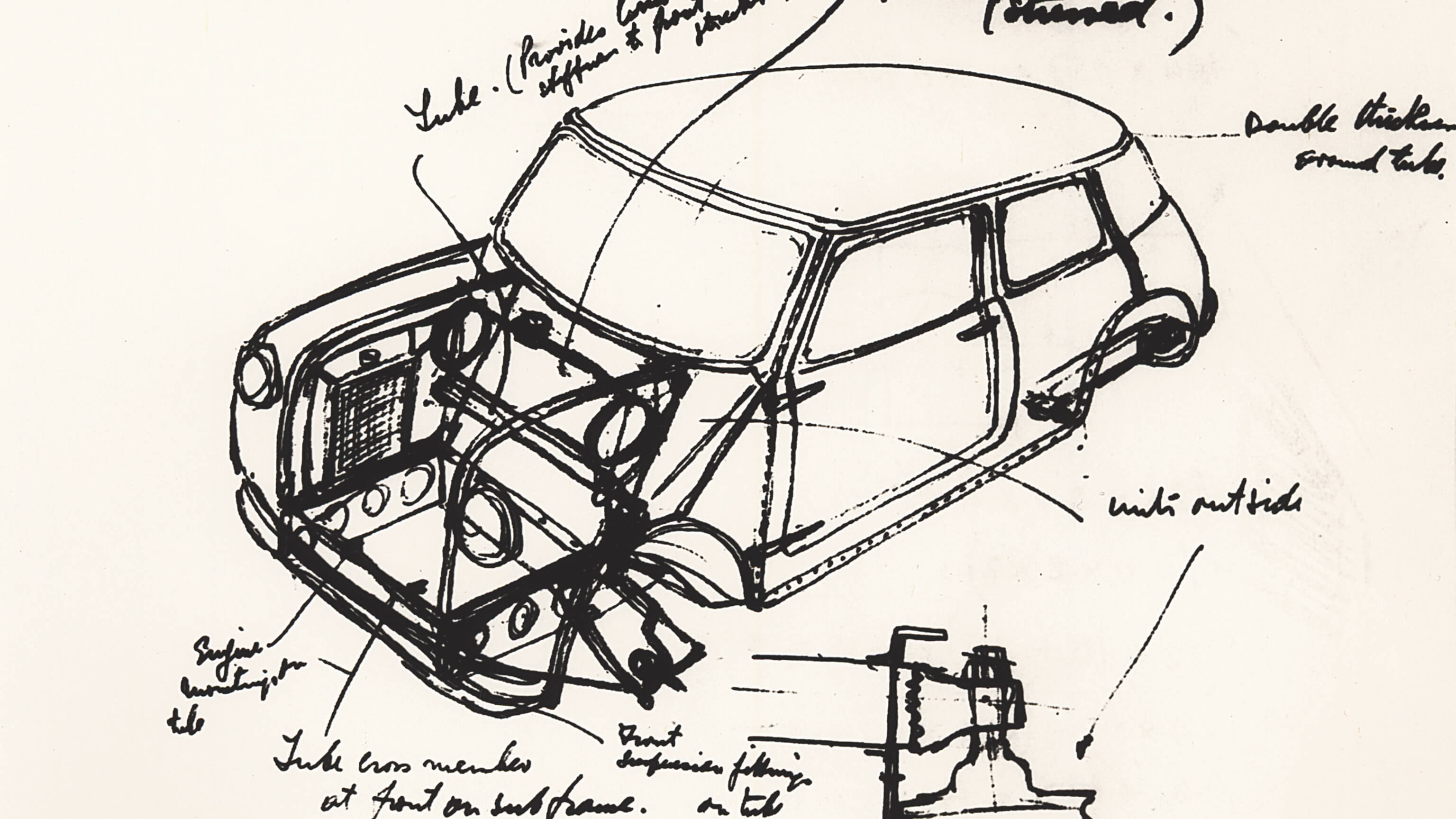 The creator of an iconic car: Alec Issigonis.