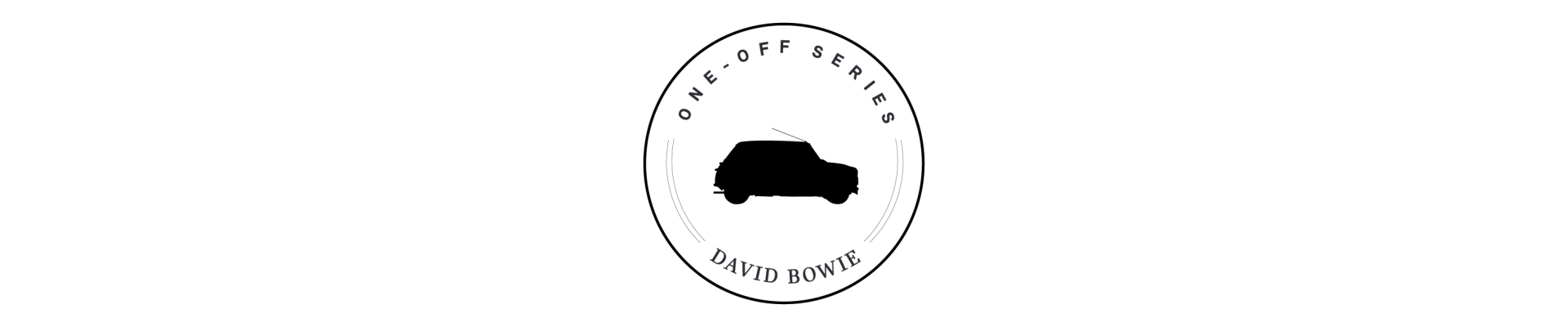 David Bowie MINI logo.