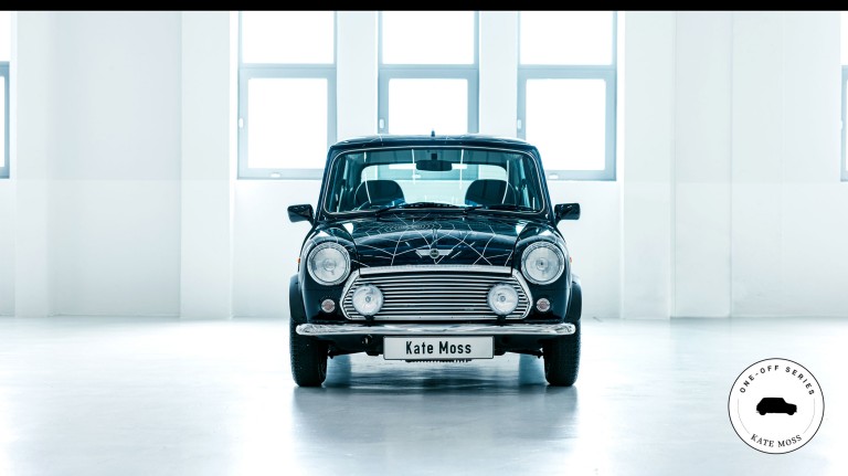 The MINI Cooper Spider by Kate Moss, from the front.