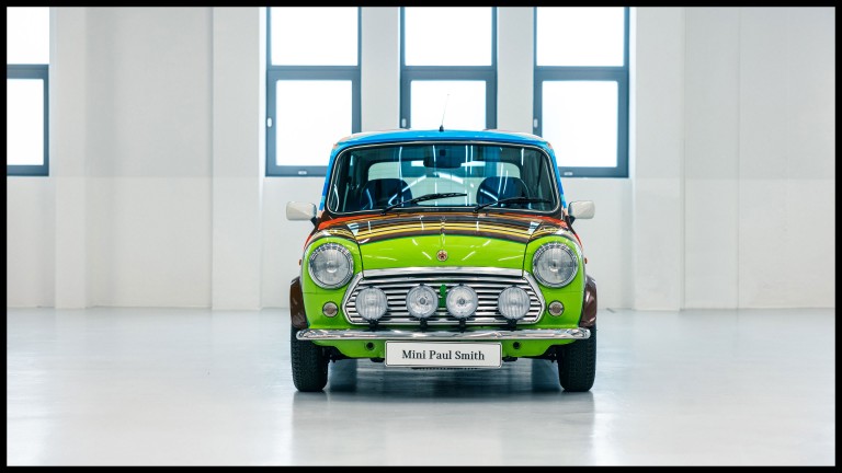 An image of the Mini Paul Smith from the front.
