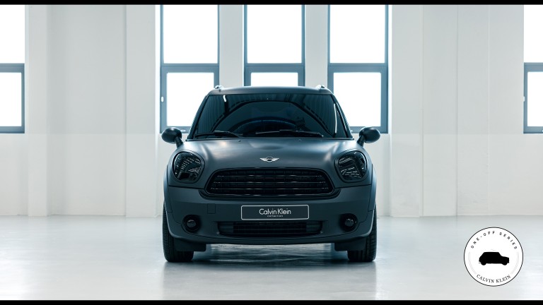 Front view of the MINI Cooper Countryman by Calvin Klein.