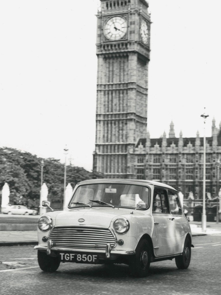 A Morris Mini Cooper S Mk 2 – 1968 in London.