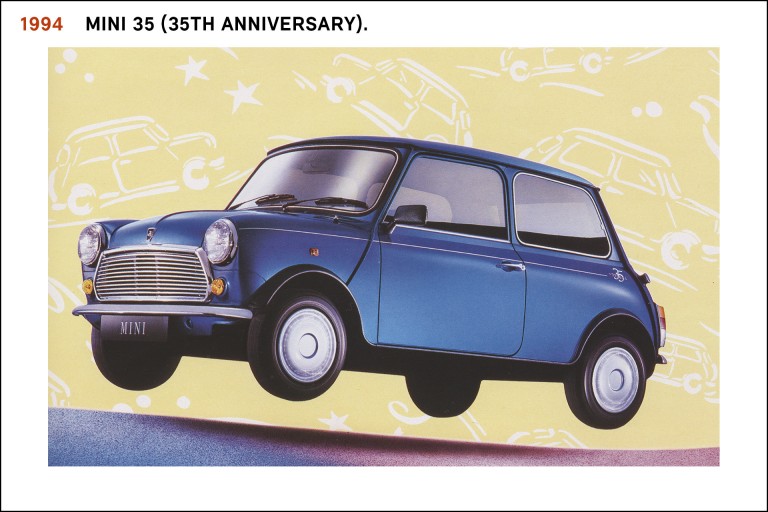 Celebrating our 35th anniversary, the Mini 35, from 1994.