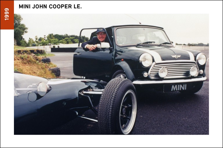 The Mini John Cooper LE, sold in 1999, commemorated Mini’s 40th anniversary and Cooper's first F1 World Championship win.