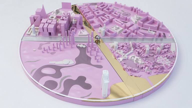 Urban model by SO – IL demonstrating fluid architecture as a response to a fundamental sense of uncertainty 