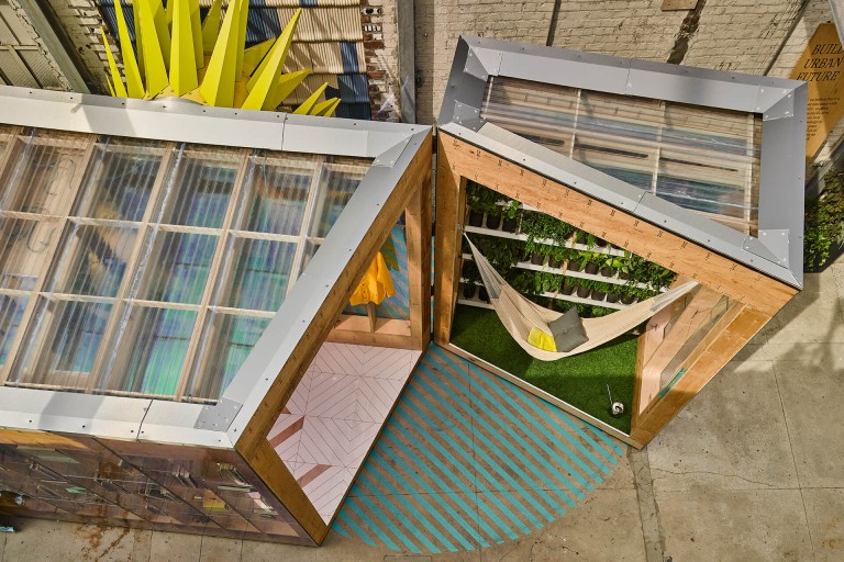Top view of the Urban Cabin.	