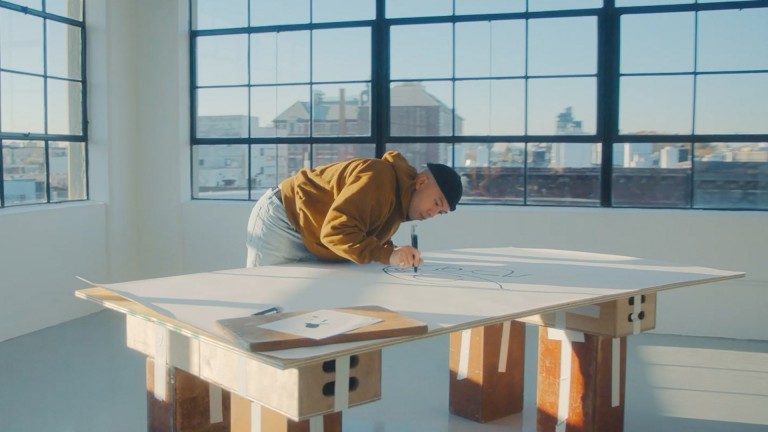 Rich Tu in his workshop