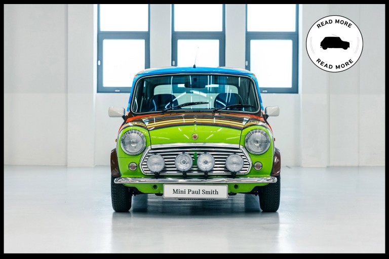 An image of the Mini Paul Smith from the front.
