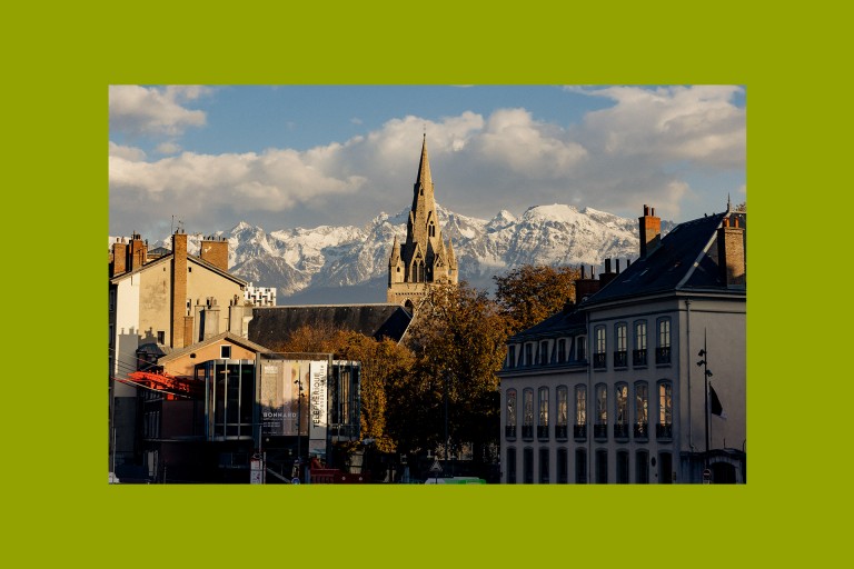 Image of Grenoble, the European Green Capital 2022.  