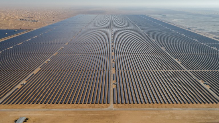 The Mohammed Bin Rashid Al Maktoum Solar Park  in Dubai.