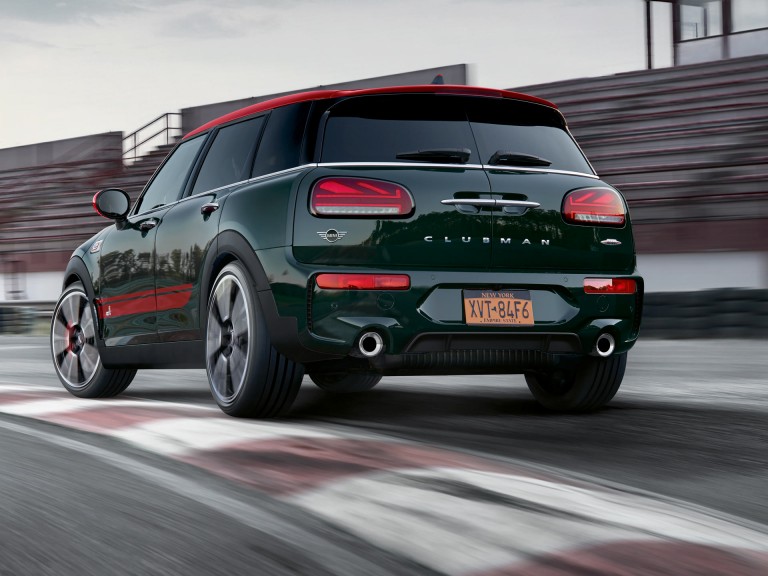 The MINI Clubman JCW’s turbocharged petrol engine has performance and the efficiency