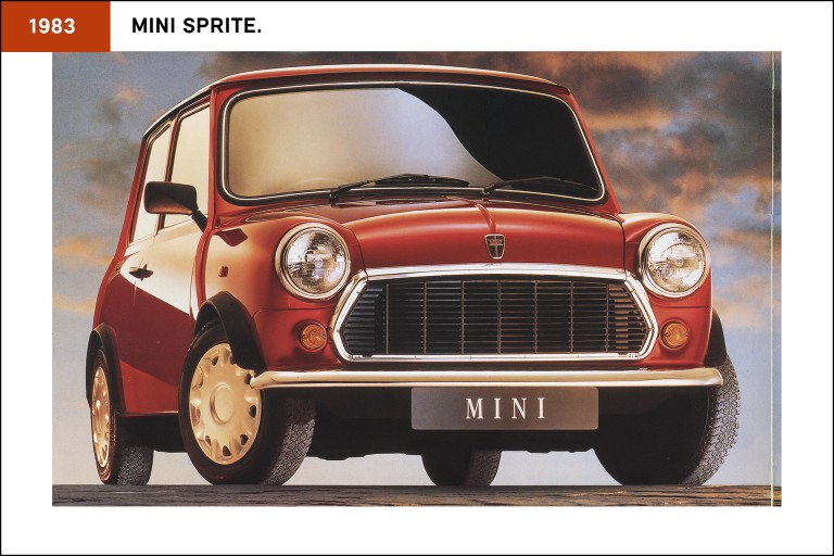 The Mini Sprite from 1983.